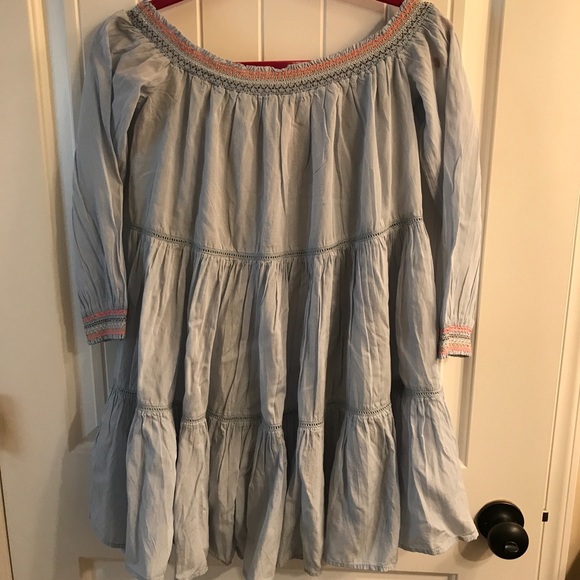 🌺Free People Smocked Tunic - Picture 4 of 6